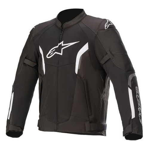 Blouson moto Alpinestars Ast Air V2 Black White