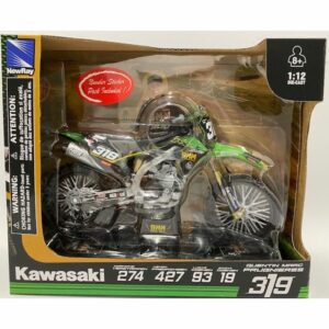 Kawasaki 250 KXF Bud Racing Team 21 Réplica #319 1/12° NewRay