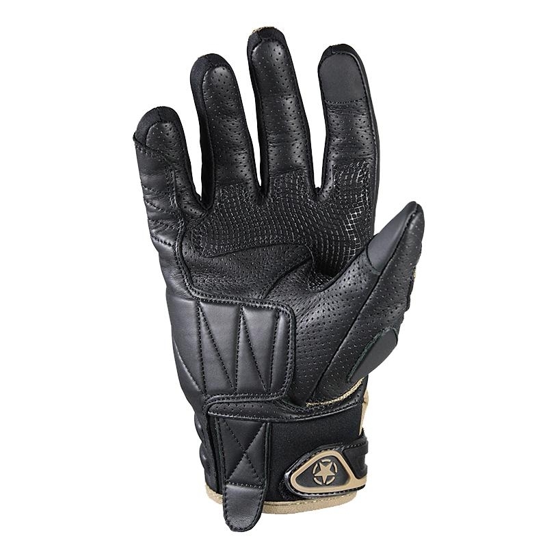 Gants cuir/textile Harisson Spy evo camel – Image 2