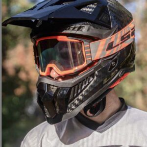 Casque Cross LS2 MX703 Carbon X-Force Gloss Carbon