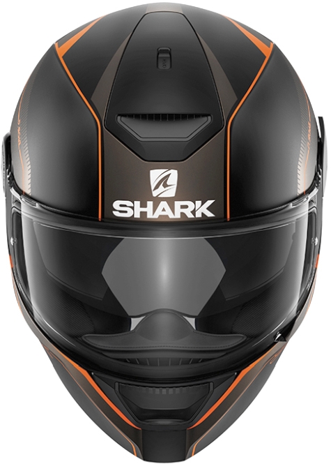 SHARK D-Skwal Rakken Mat Noir-Anthracite-Orange – Image 2