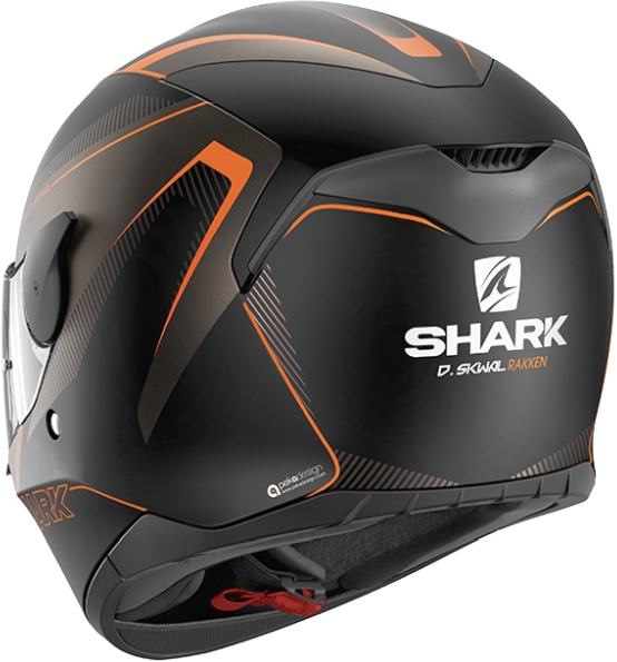 SHARK D-Skwal Rakken Mat Noir-Anthracite-Orange – Image 3