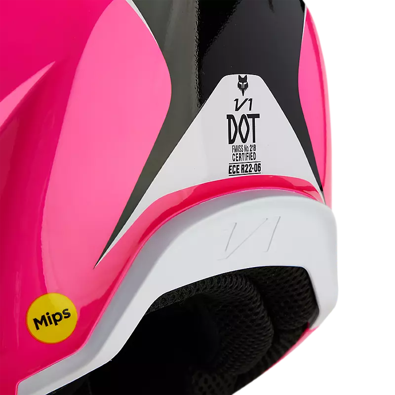 Casque FOX V1 Nitro Noir Rose – Image 7