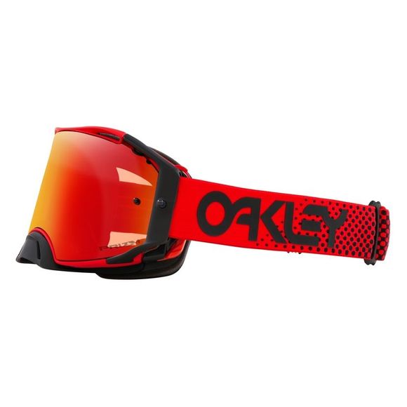 MASQUE CROSS OAKLEY AIRBRAKE MX MOTO RED ECRAN IRIDIUM - ROUGE - ORANGE – Image 4