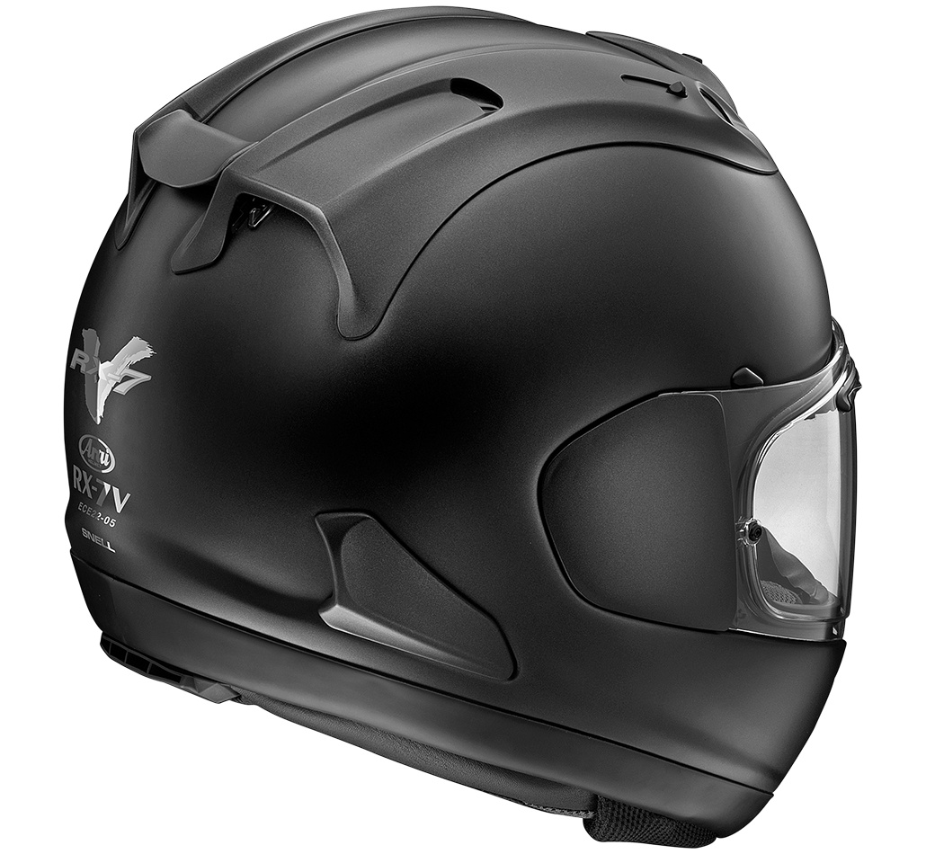 Casque ARAI RX7-V EVO FROST BLACK – Image 2