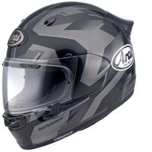CASQUE ARAI QUANTIC ROBOTIK NOIR GRIS