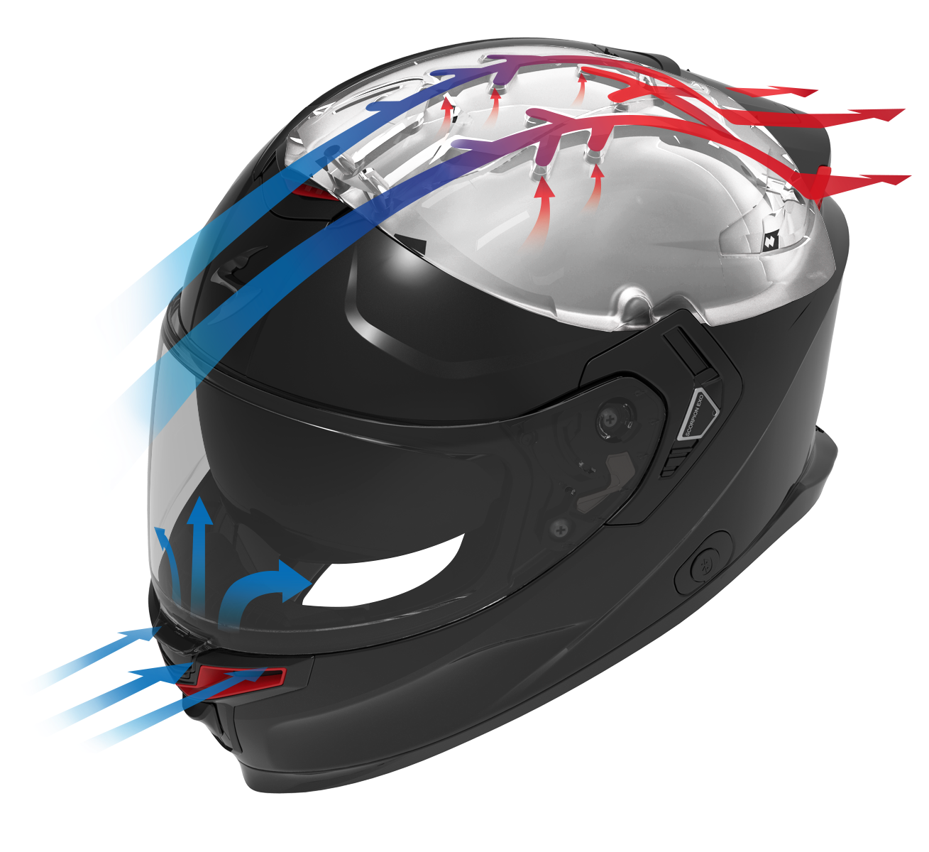 Casque Scorpion exo GT SP AIR solid – Image 6