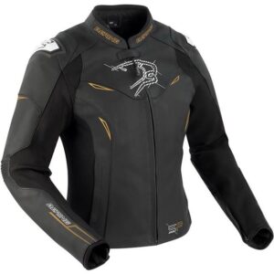 Blouson Cuir BERING LADY SNAP NOIR OR