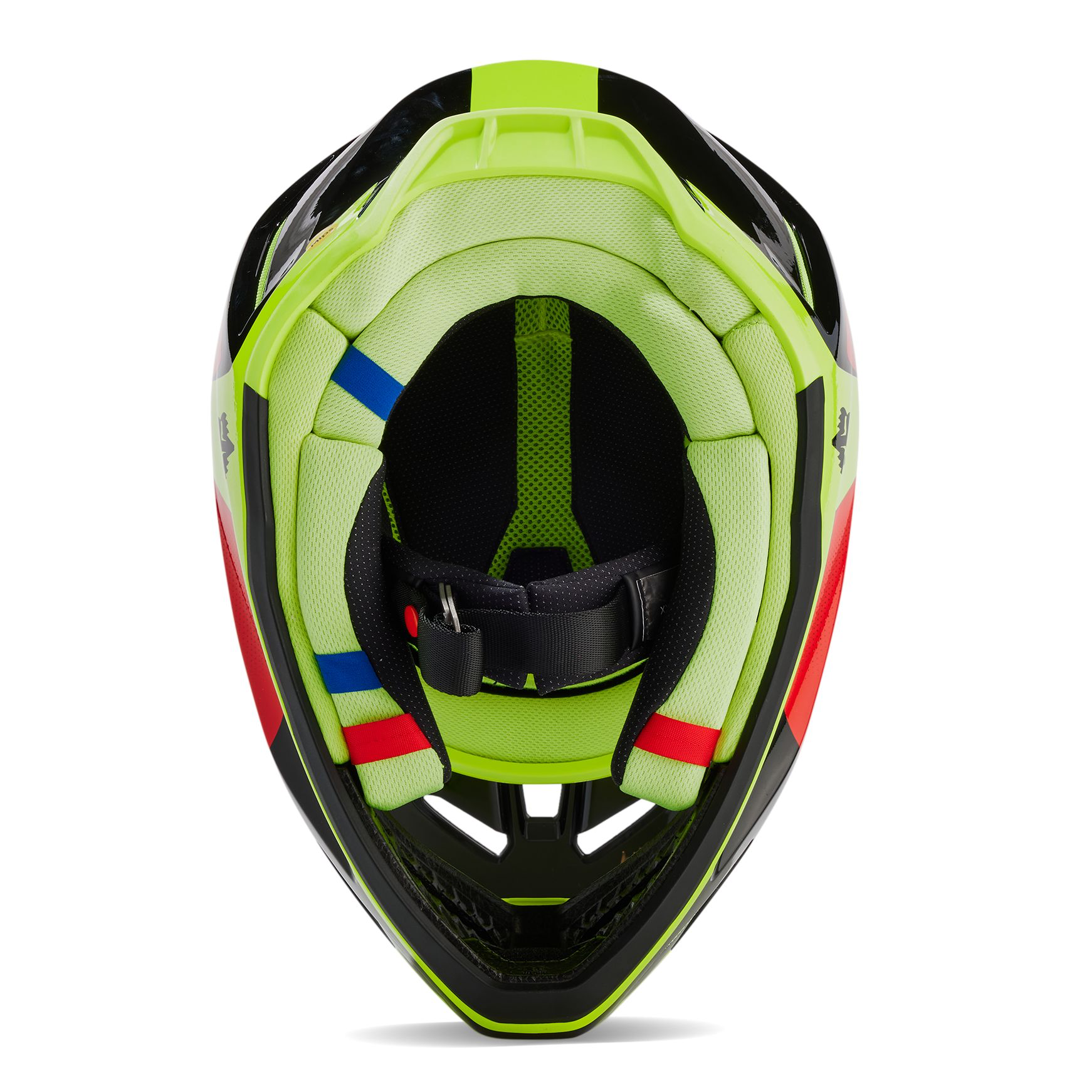 Casque Fox V3 REVISE ROUGE / JAUNE – Image 5