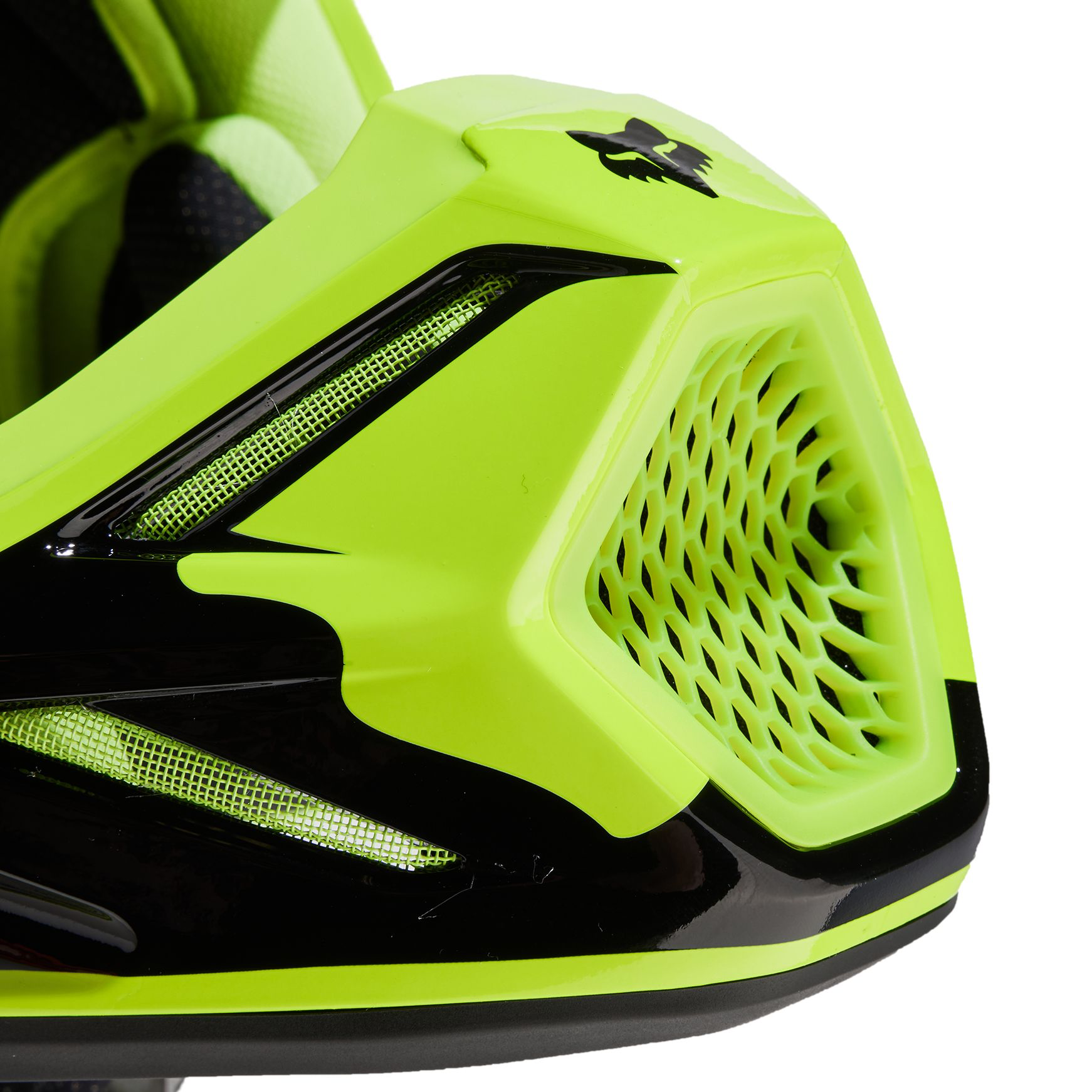 Casque Fox V3 REVISE ROUGE / JAUNE – Image 7