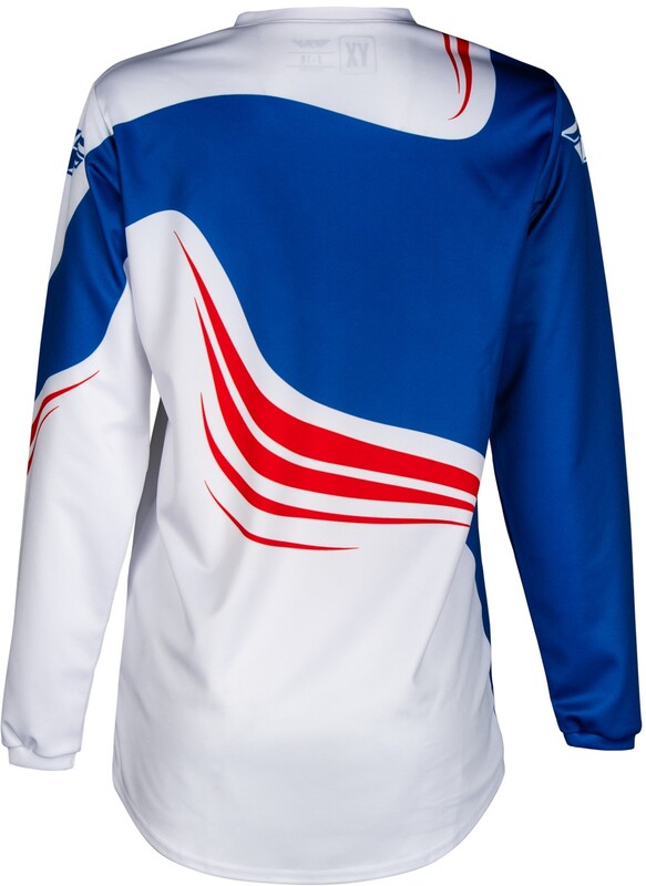 Maillot enfant FLY RACING F-16 - rouge/blanc/bleu – Image 2
