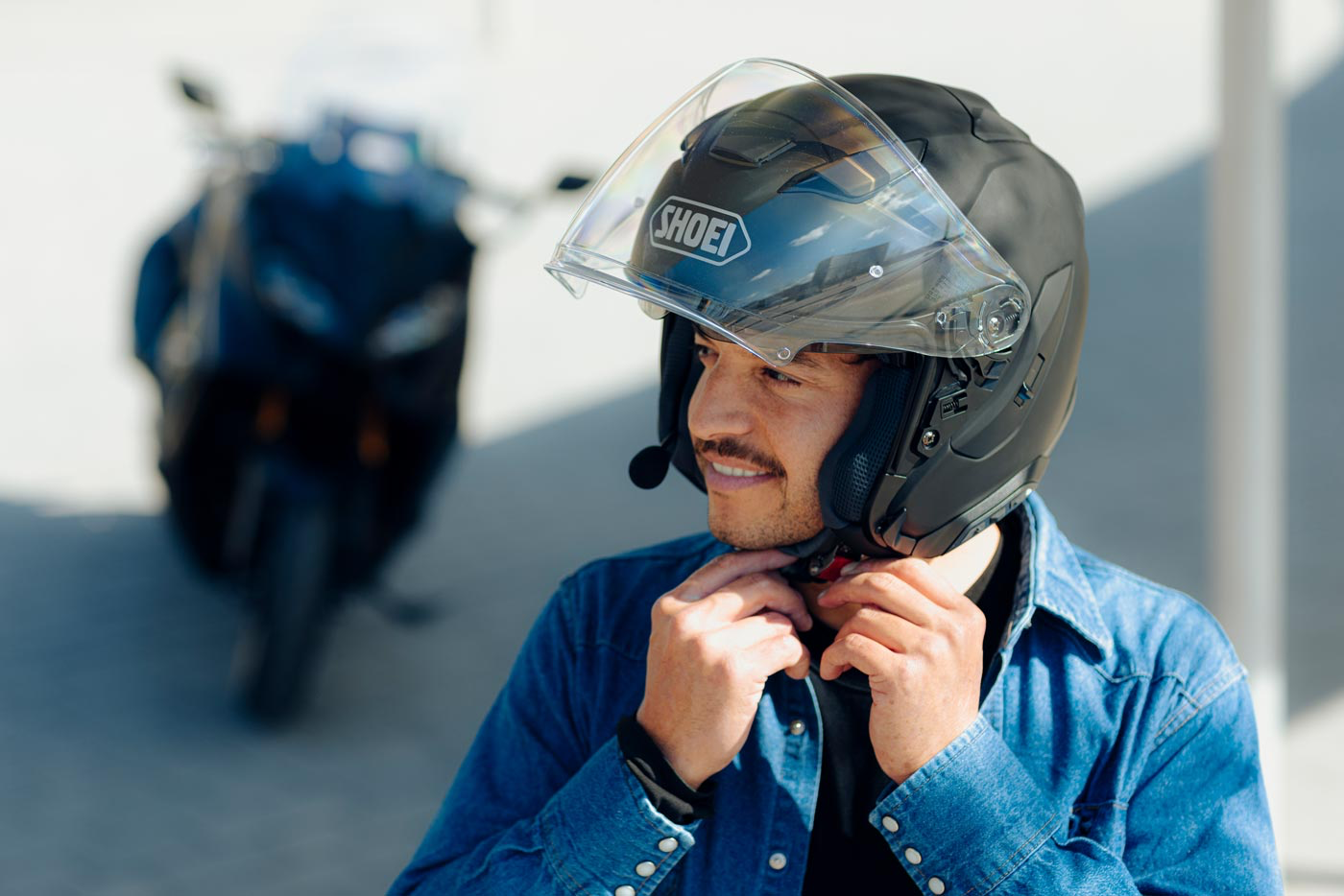 Casque Shoei J-CRUISE 3 Matt Black – Image 3