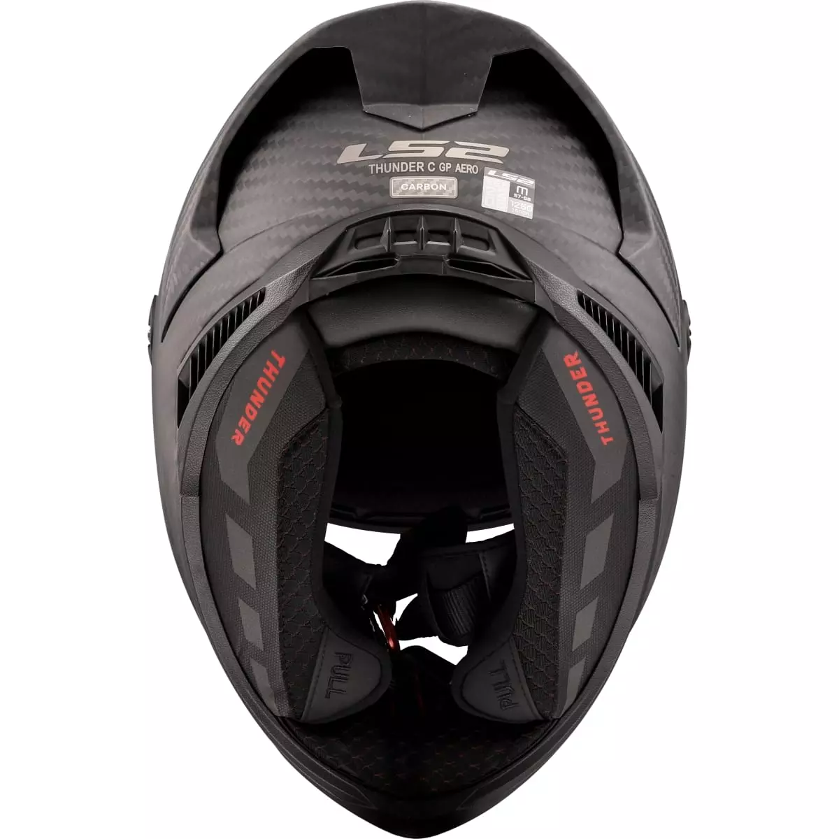 LS2 Casque FF805 Thunder Carbon GP Aero Noir Mat – Image 5