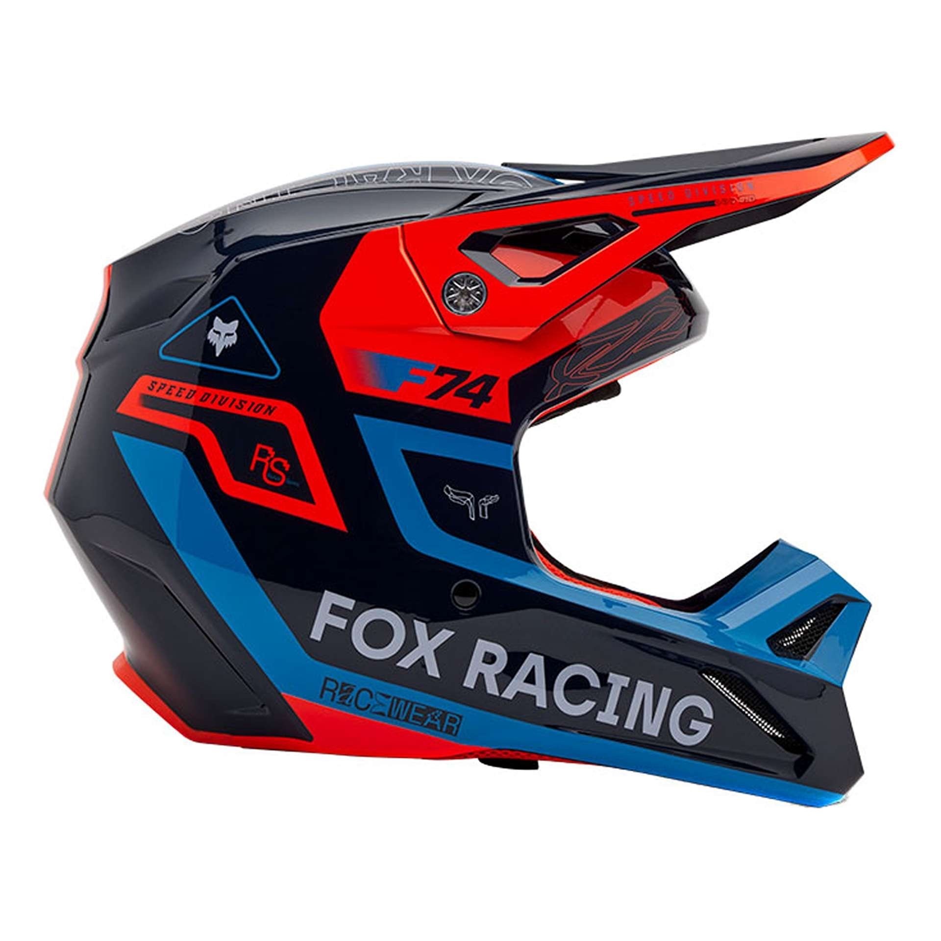 Casque cross enfant Fox Racing Youth V1 Race Spec midnight – Image 4