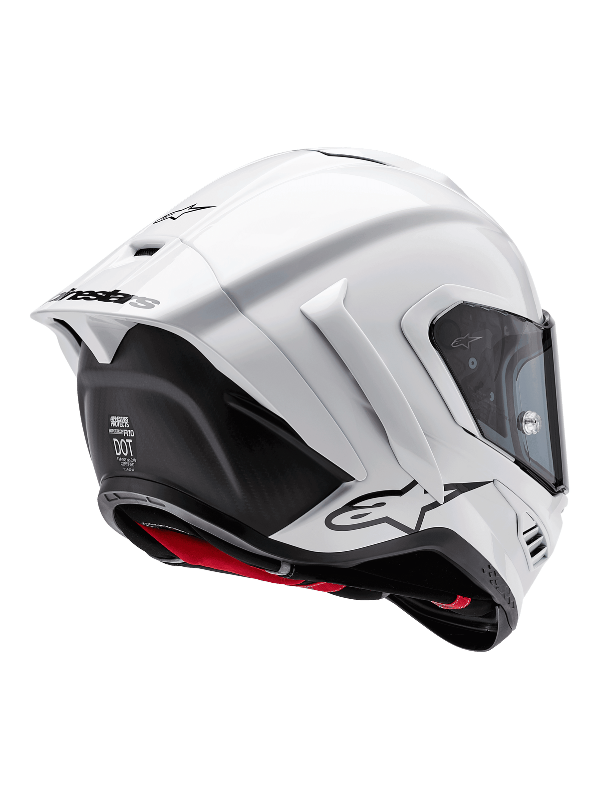CASQUE ALPINESTARS SUPERTECH R10 WHITE BLACK MATT – Image 6