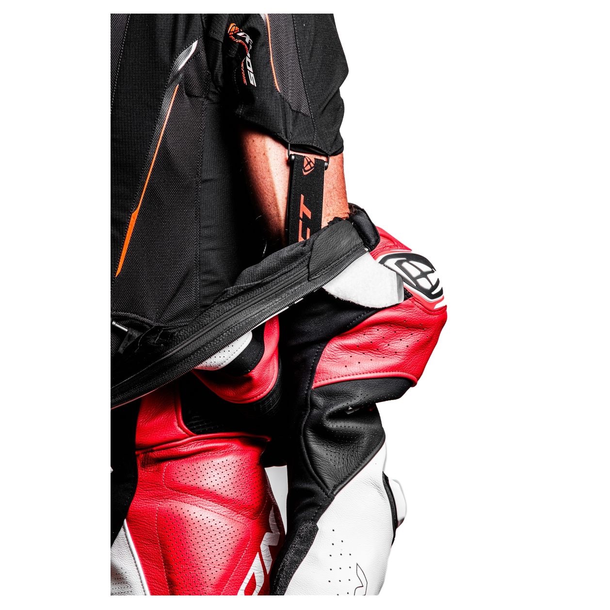 Airbag moto Ixon U05 Noir Orange – Image 2