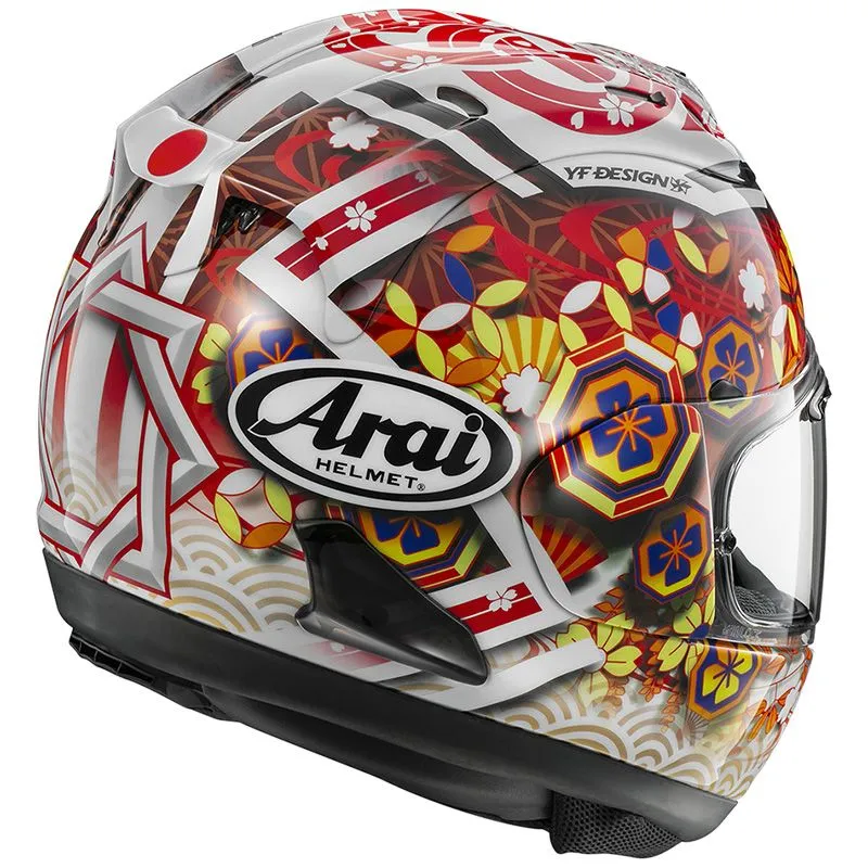 Casque Arai RX7-V Evo Replica Nakagami GP3 Brillant – Image 2