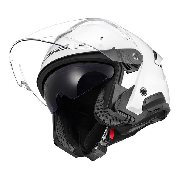 LS2 Casque OF618 Verso II Solid Blanc brillant – Image 2