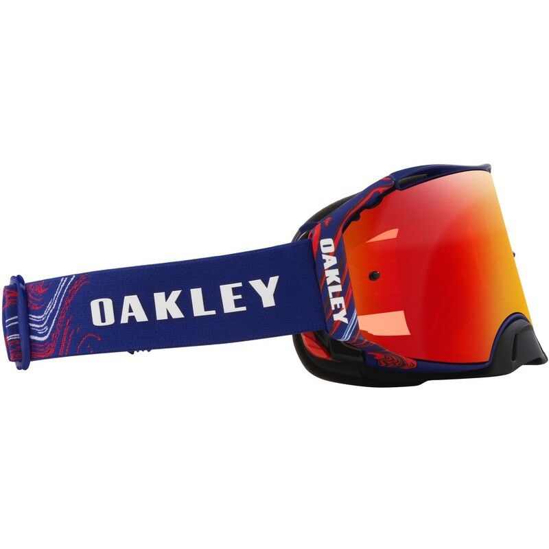 Masque cross Oakley Airbrake MX Renaux Signature Prizm Torch 2025 - Bleu / Rouge – Image 4