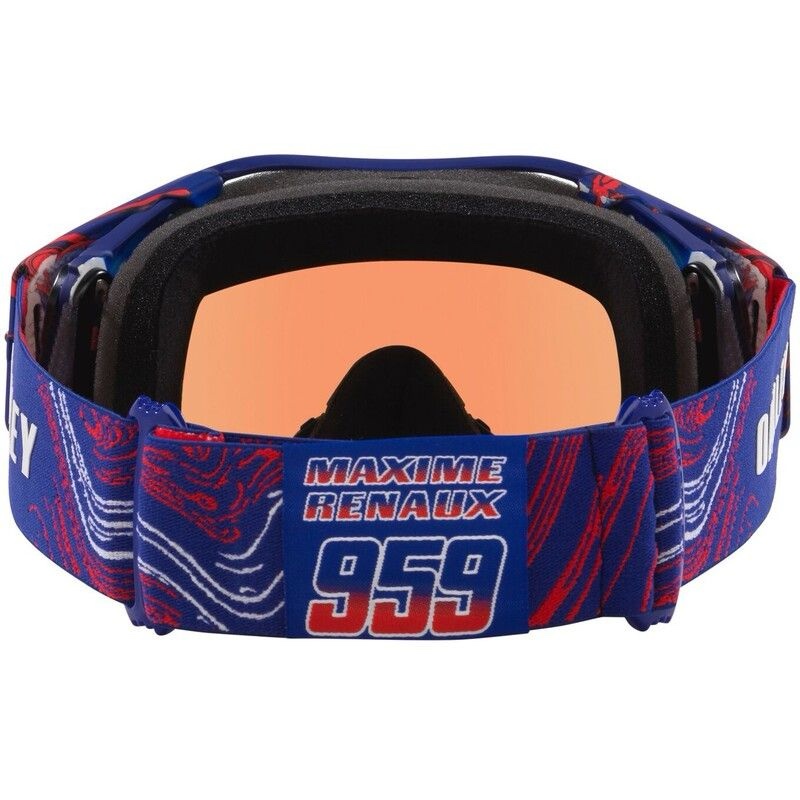 Masque cross Oakley Airbrake MX Renaux Signature Prizm Torch 2025 - Bleu / Rouge – Image 2