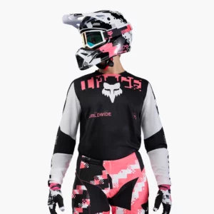 fox maillot 180 Digi Image Black/Pink