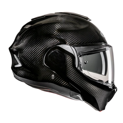 Casque HJC F100 Uni Carbon Noir – Image 4