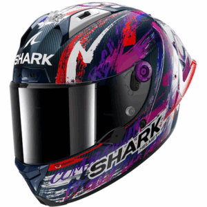 Casque Shark AERON GP FIM RACING #1 REPLICA ZARCO SIGNATURE Carbon White Violet