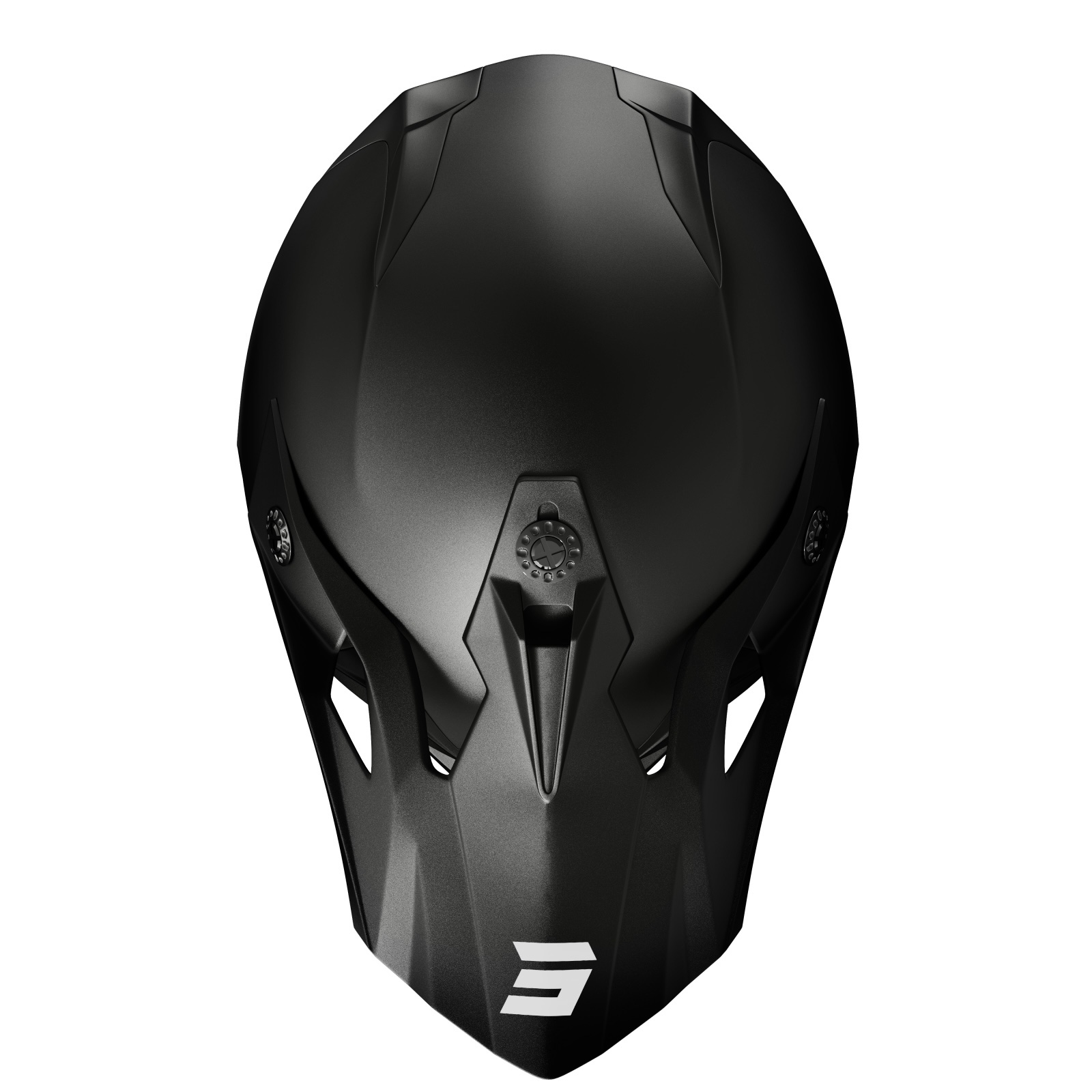 CASQUE CROSS ENFANT SHOT PULSE KID SOLID 2.0 BLACK MATT – Image 3