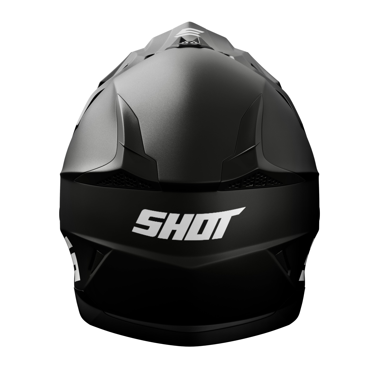 CASQUE CROSS ENFANT SHOT PULSE KID SOLID 2.0 BLACK MATT – Image 2