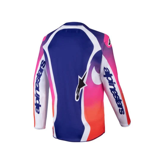 Maillot cross enfant Alpinestars 2025 Racer Wurx - Multicolor Blanc – Image 2