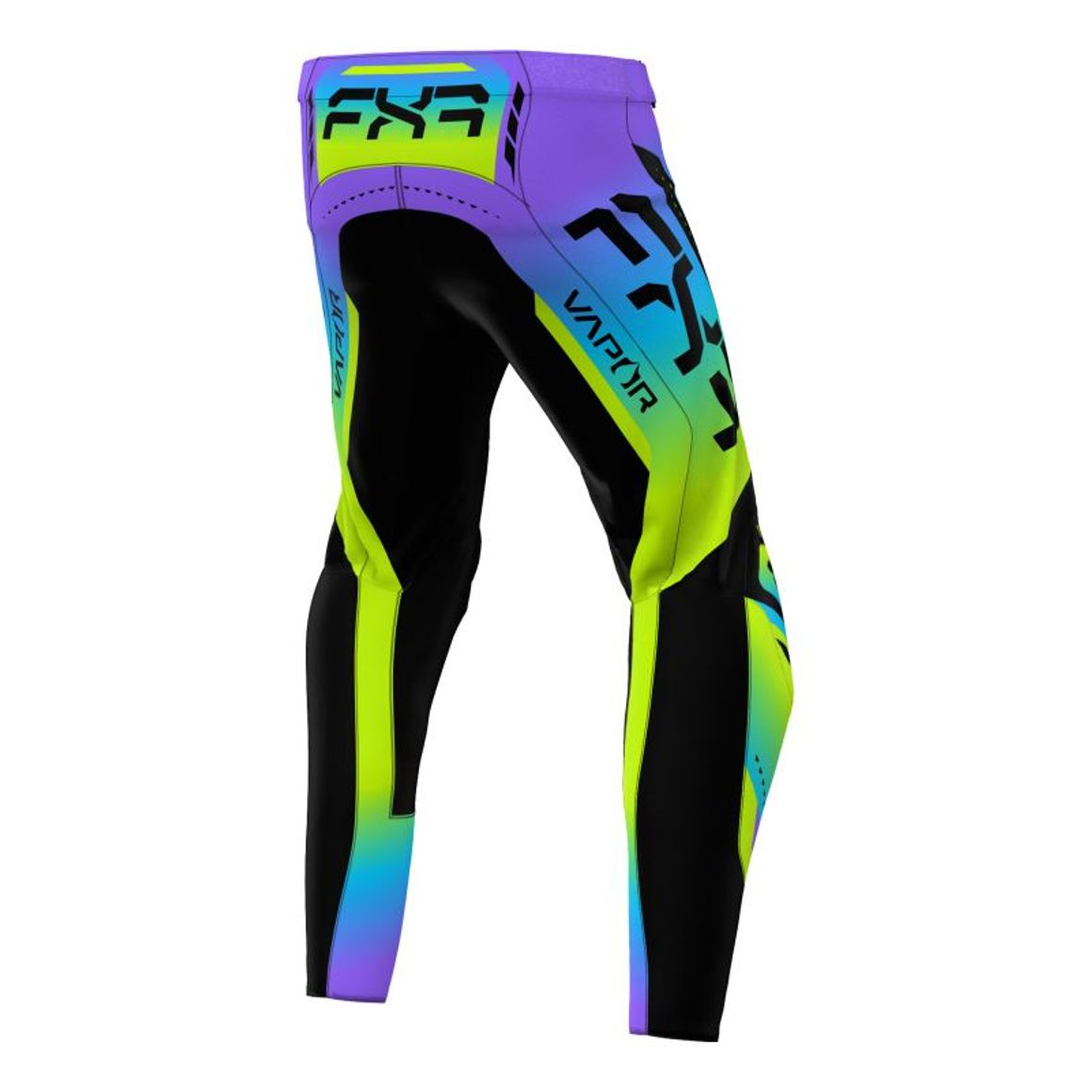 Pantalon cross FXR VAPOR 2025 - Noir / Multicolore – Image 4