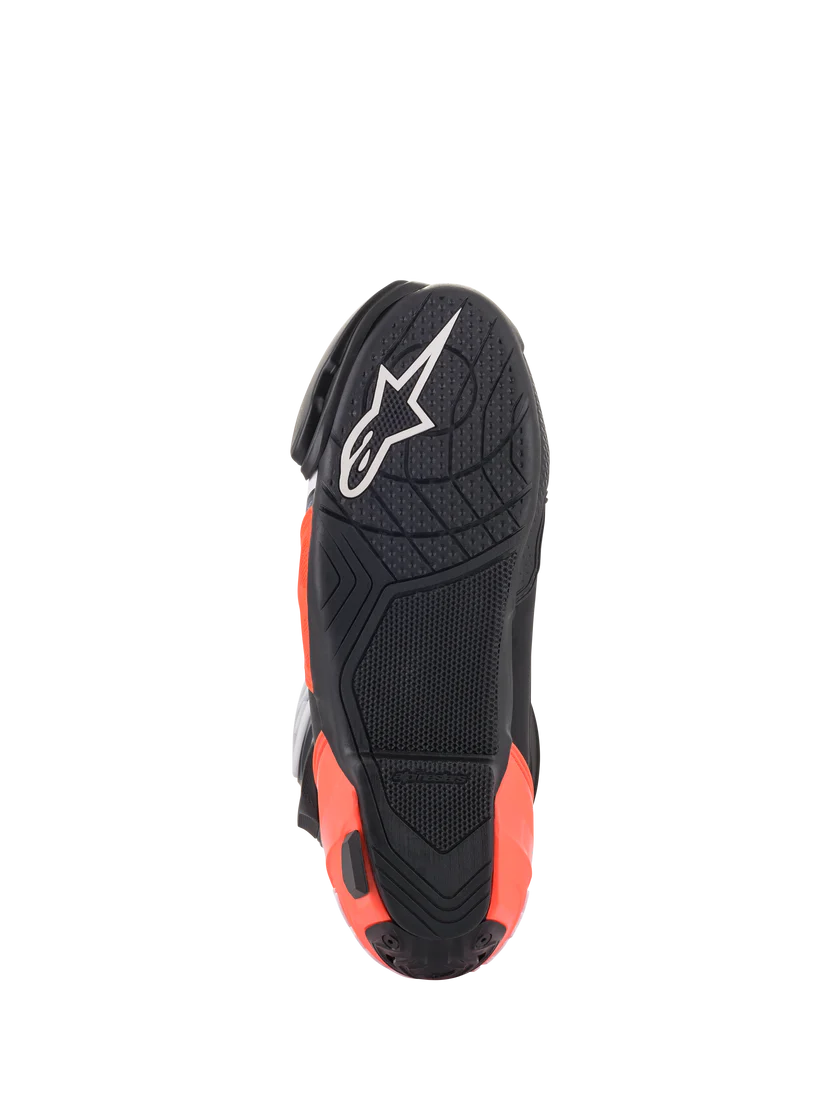 Bottes ALPINESTARS Supertech R Black / Red Fluo / White / Gray – Image 3