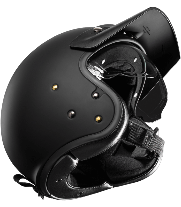 Casque Shoei jet JO2 matt black – Image 4