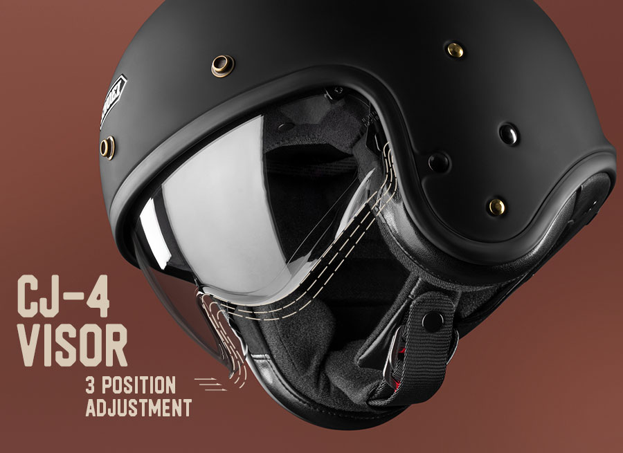 Casque Shoei jet JO2 matt black – Image 3