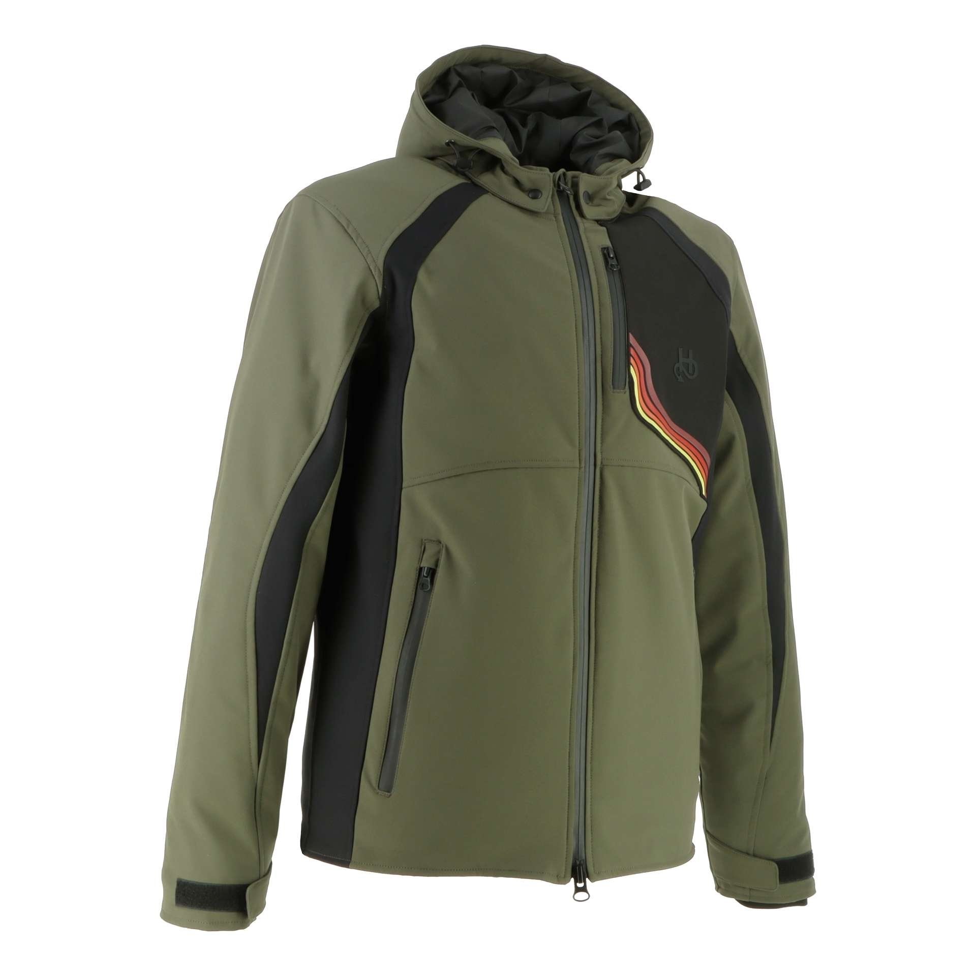 BLOUSON TEXTILE HELSTONS JUMP KAKI/NOIR – Image 3