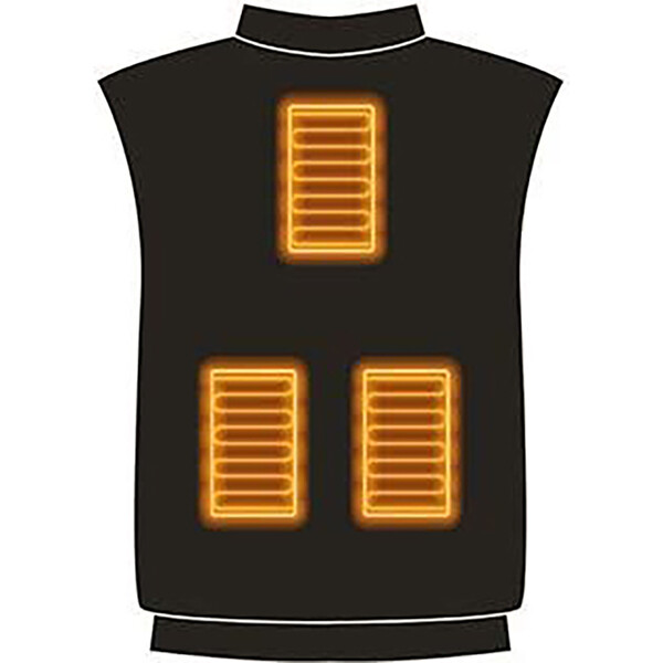 HARISSON Gilet chauffant Active Heat Noir – Image 3