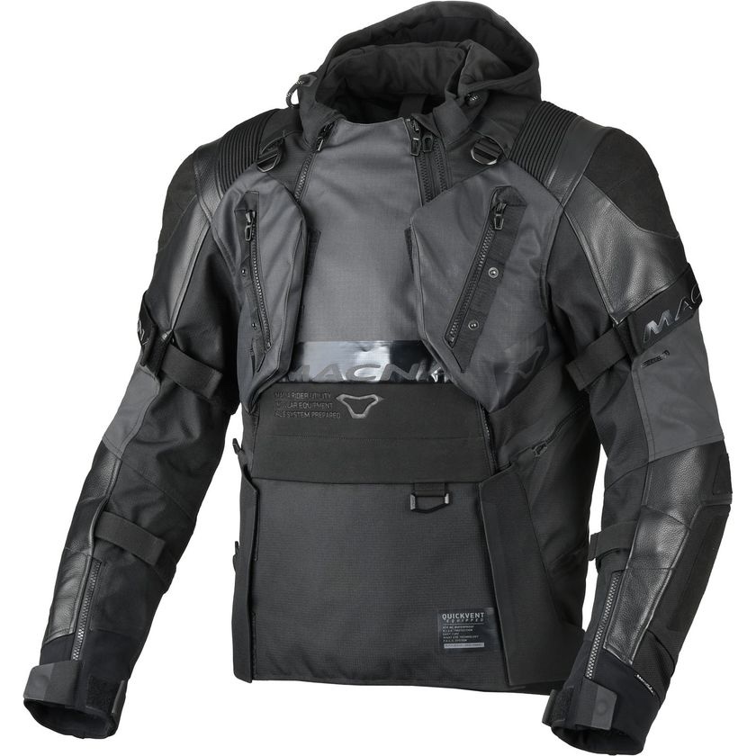 Veste Moto Macna TRYTON - Noir