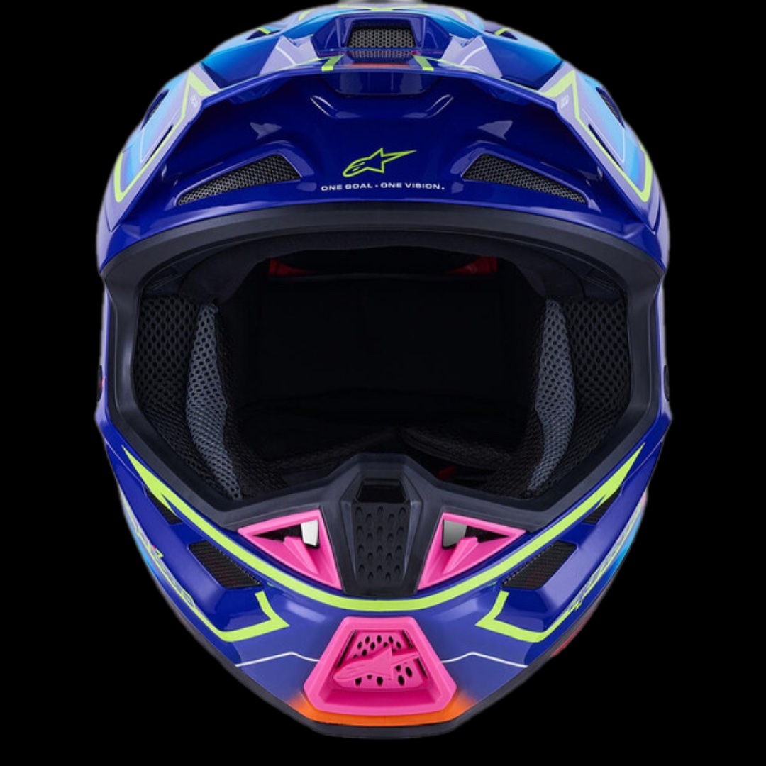 ALPINESTARS Casque S-M7 Cast Bleu Rose – Image 2