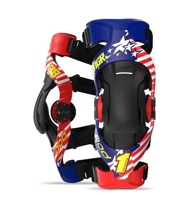 Orthèse POD K4 2.0 HAIDEN DEEGAN 2026 Bleu Rouge – Image 2