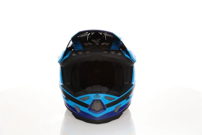 Casque 6D ATR-3 Pure Brillant Bleu Fonce – Image 4