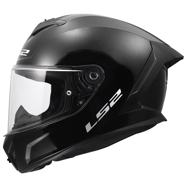 LS2 Casque FF820 Rapid III Solid Noir Brillant – Image 4