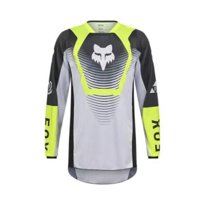 Maillot Fox 180 Collect gris jaune