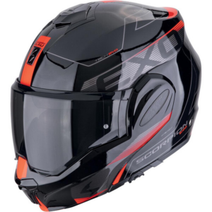 SCORPION Casque Exo-Tech Evo Traveller Noir / Rouge