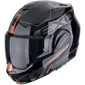 SCORPION – Casque Exo-Tech Evo Traveller Noir / Bronze