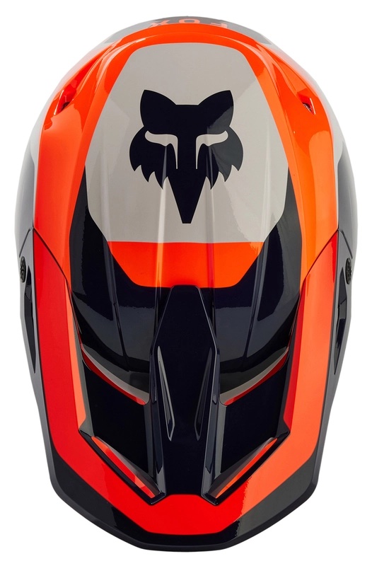 Casque Fox V1 Nitro Flo orange – Image 2