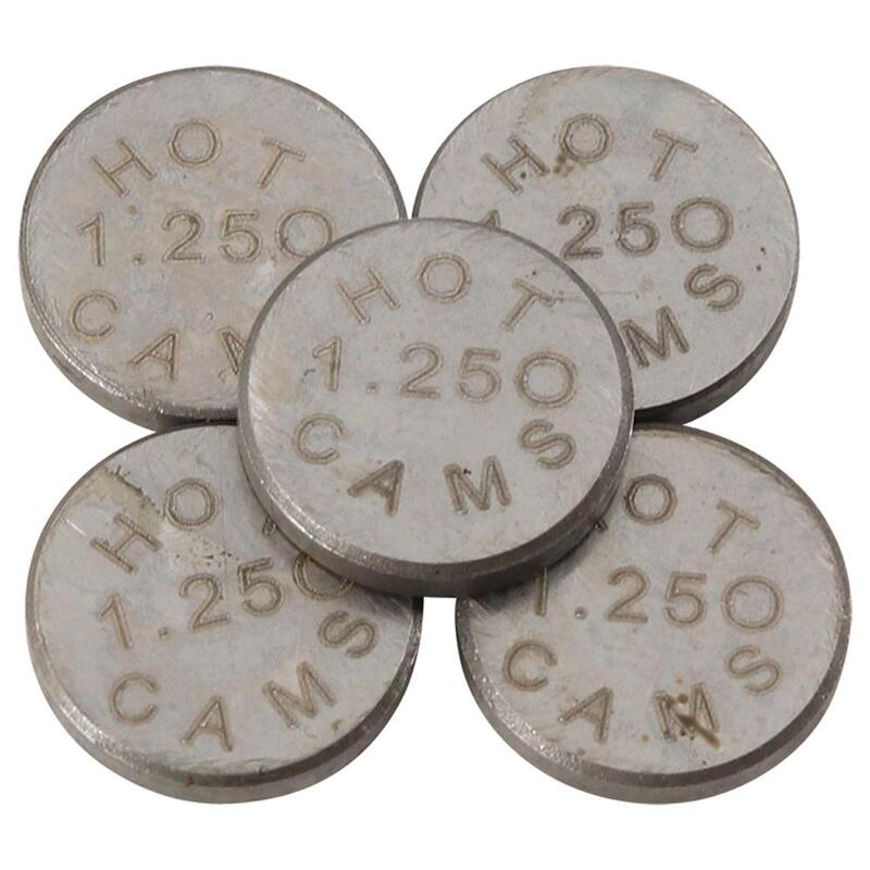Pastilles de soupape HOT CAMS Ø7,48×1,25mm – jeu de 5