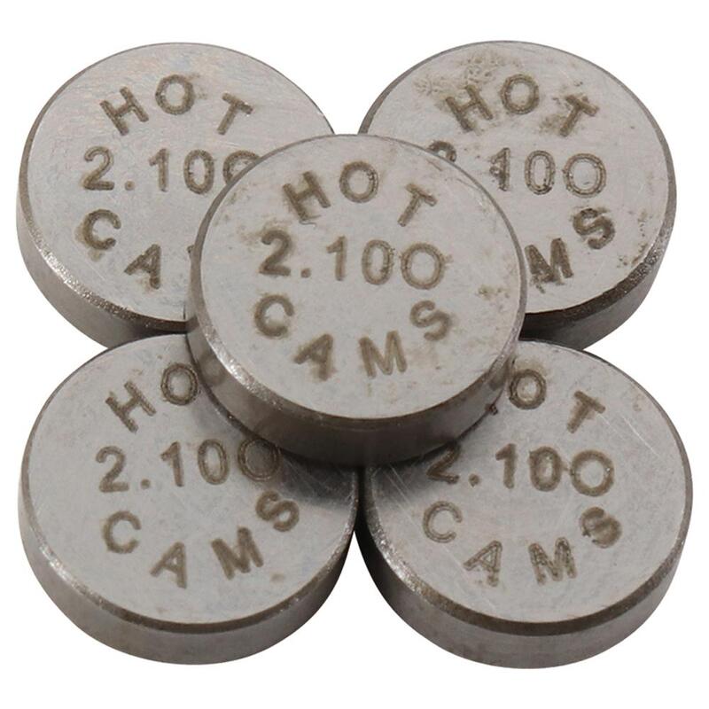 Pastilles de soupape HOT CAMS Ø7,48×2,10mm – jeu de 5