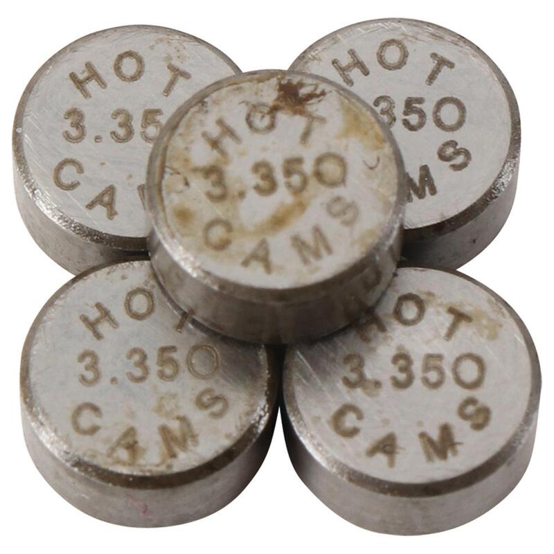 Pastilles de soupape HOT CAMS Ø7,48×3,35mm – jeu de 5