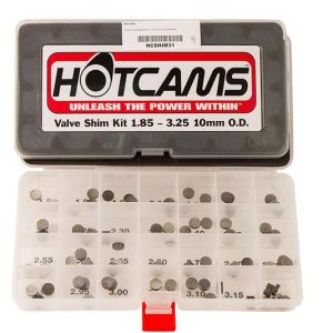 Coffret de pastilles de soupapes HOT CAMS Ø10,0×1.85 to 3.25mm – jeu de 3