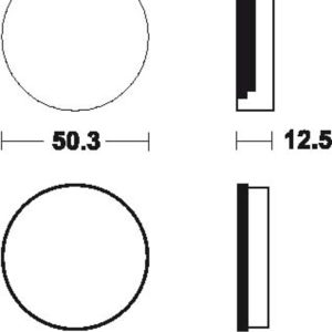 Plaquettes de frein TECNIUM route organique – MA3